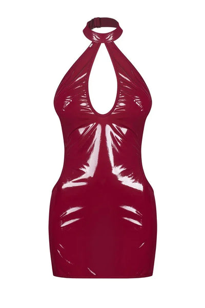 Robe glossy Redya par Obsessive