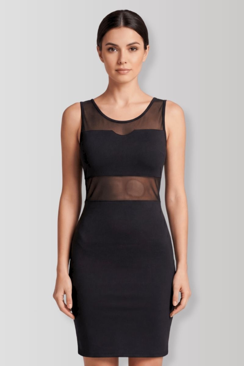Black evening dress