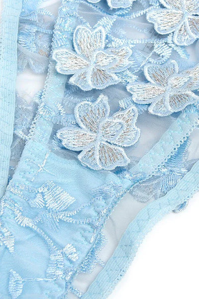 Ensemble floral bleu Céleste par Subblime