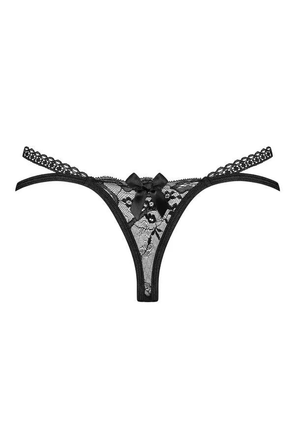 Blomentis black thong