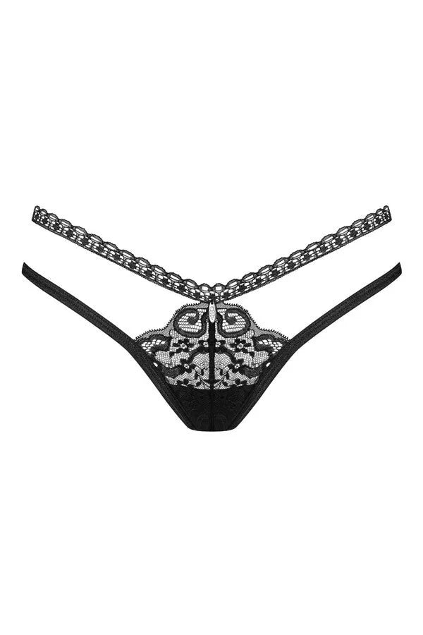 Blomentis black thong