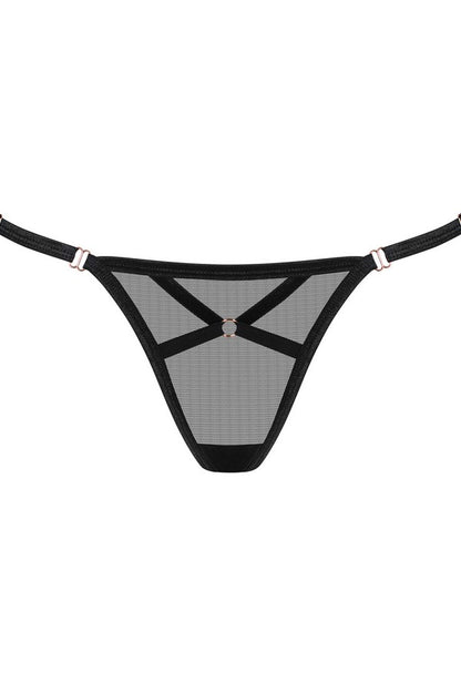 Tanga noir Euridia par Freedom