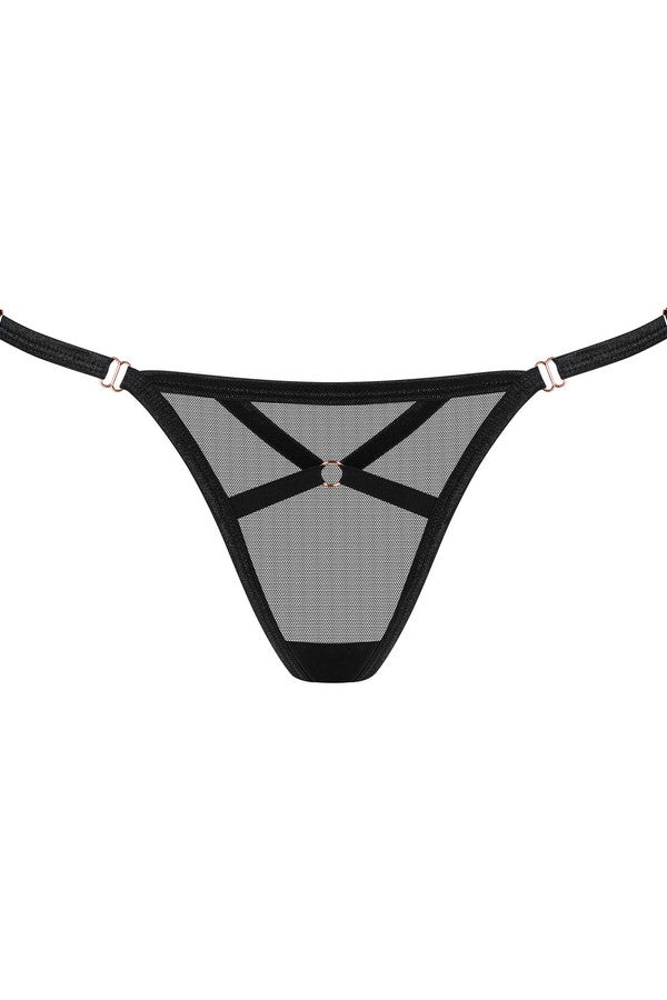 Tanga noir Euridia par Freedom
