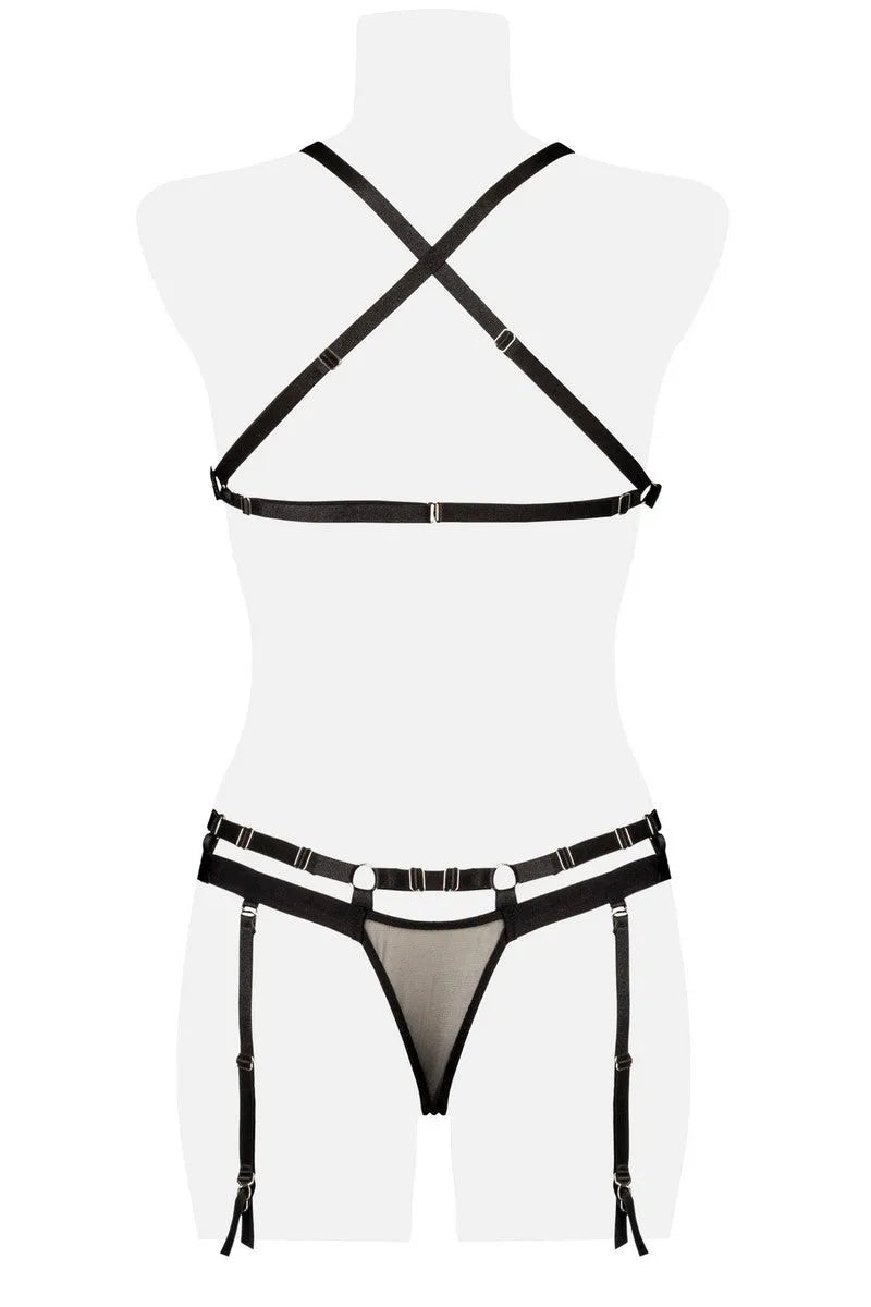 Ensemble resille Straps - LUXURY ALLEY dessous