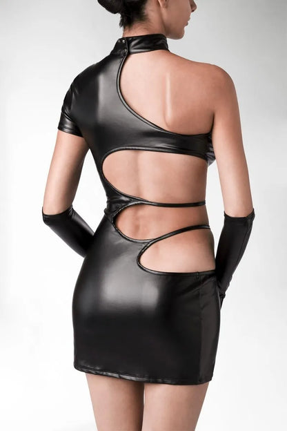 Robe asymétrique Claws - LUXURY ALLEY dessous