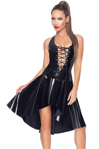 Robe vinyle longue - LUXURY ALLEY dessous