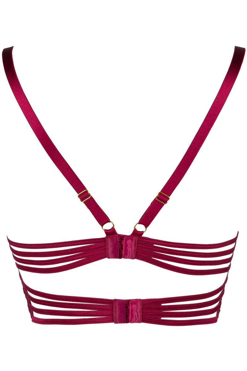 Soutien-gorge prune V-9431 - LUXURY ALLEY dessous