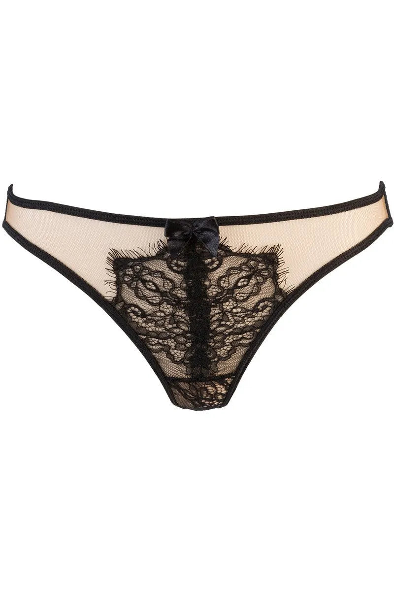 String noir V-9508 - LUXURY ALLEY dessous