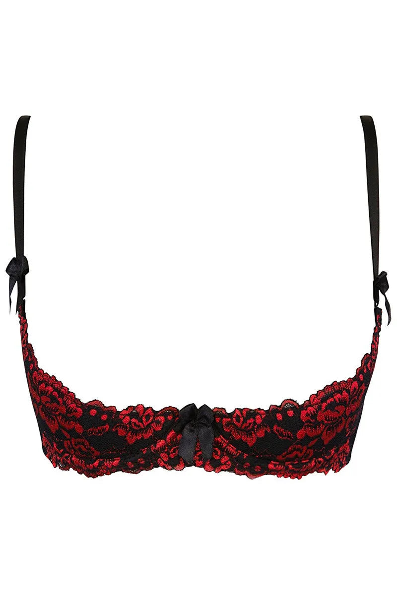 Redresse-seins à fleurs V-10011 - LUXURY ALLEY dessous