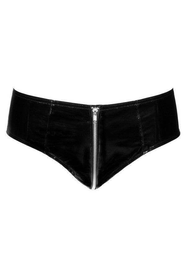 Culotte vinyle Zip intégral - LUXURY ALLEY dessous