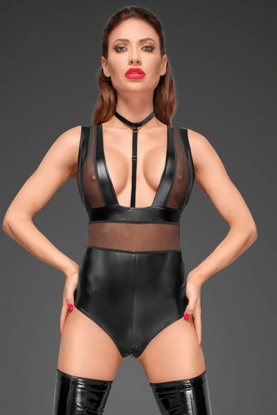 Body choker F183 par Noir Handmade