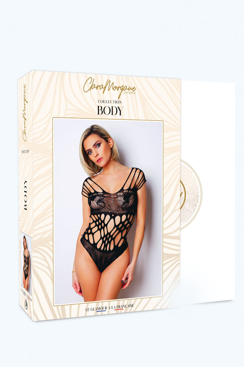 Body résille Le Numéro 1 par Clara Morgane lingerie