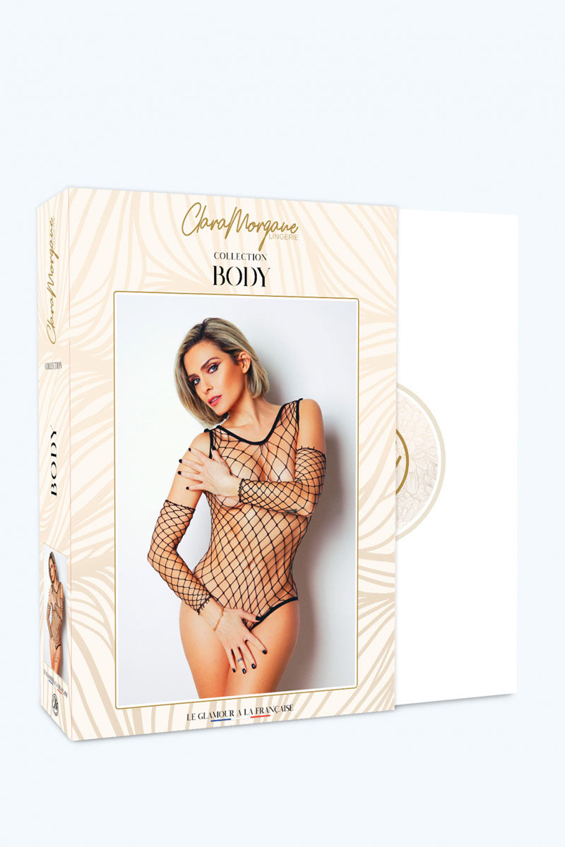 Body résille Le Numéro 3 par Clara Morgane lingerie