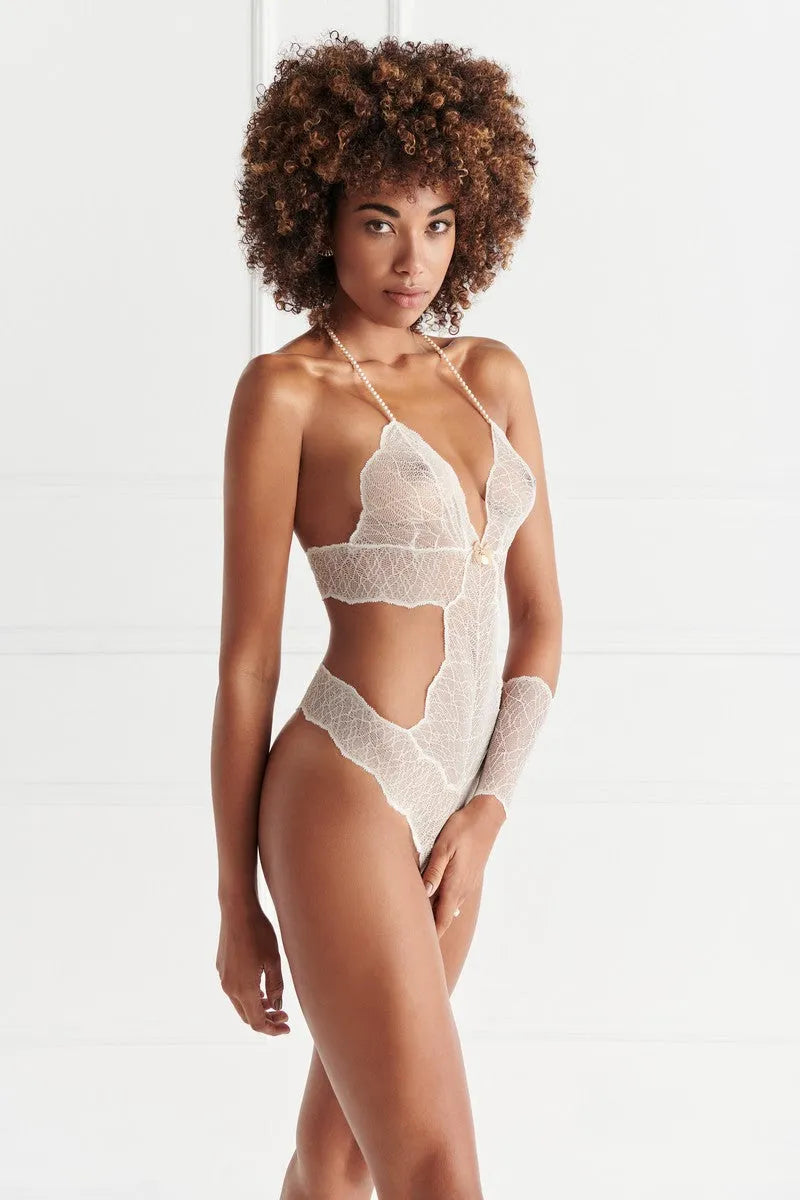 Body perles Sydney ivoire - LUXURY ALLEY dessous