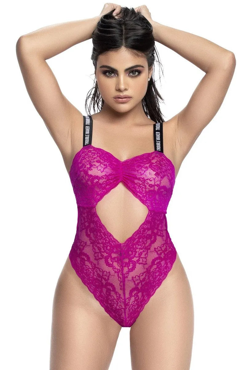 Body Trouble Maker violet par Mapalé lingerie