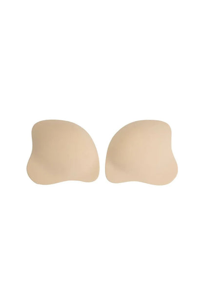 Bonnets push-up adhésifs sans couture beige par Bye Bra