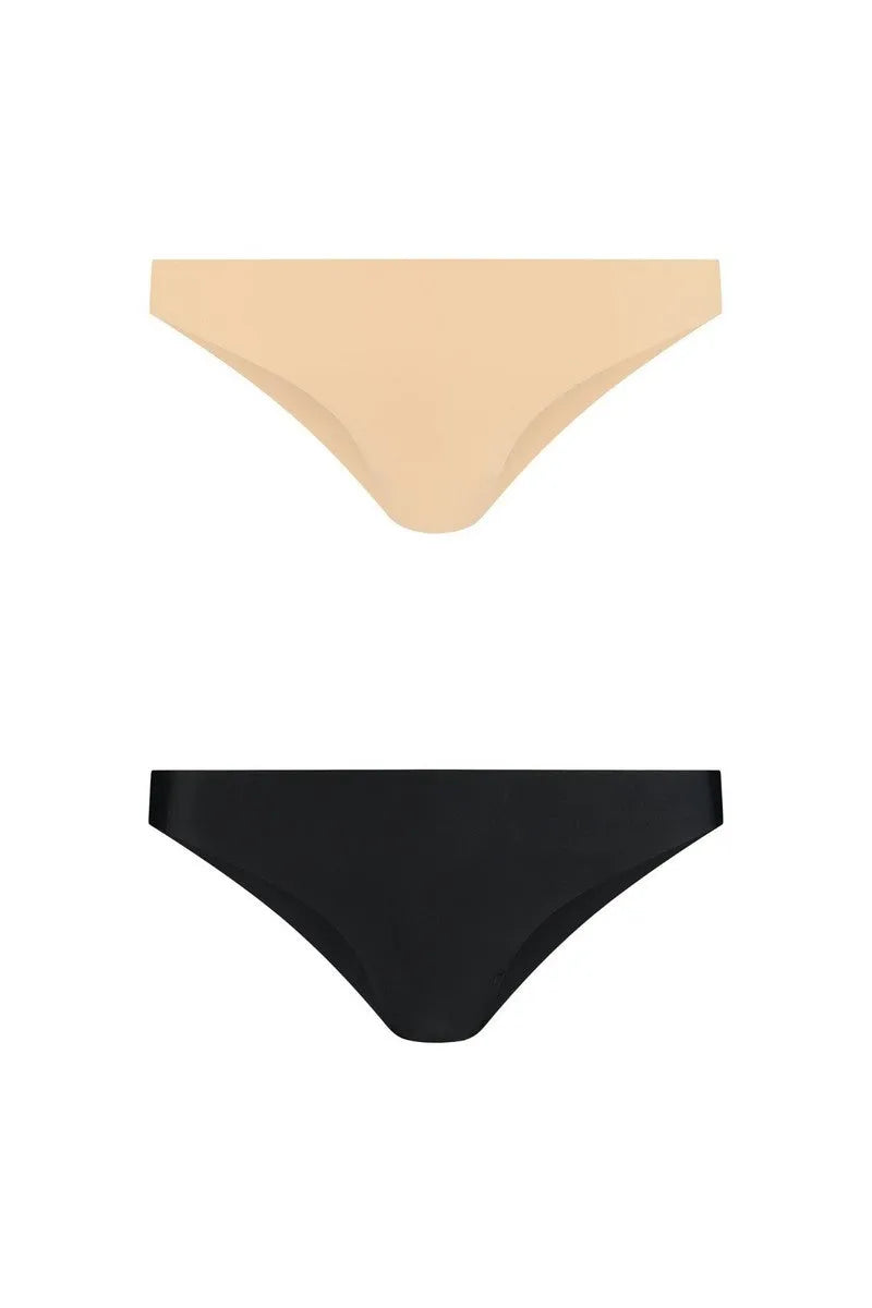 Brésilien sans couture - Lot de beige & noir par Bye Bra