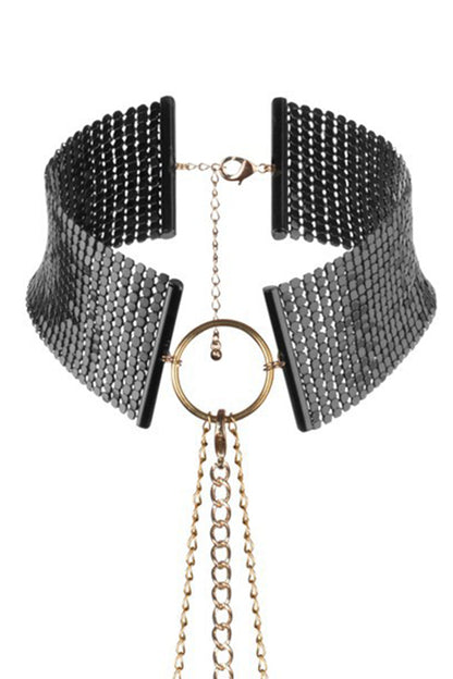 Collier Désir Métallique noir par Bijoux Indiscrets