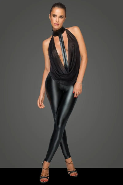 Combinaison dos-nu F223 (XL) par Noir Handmade
