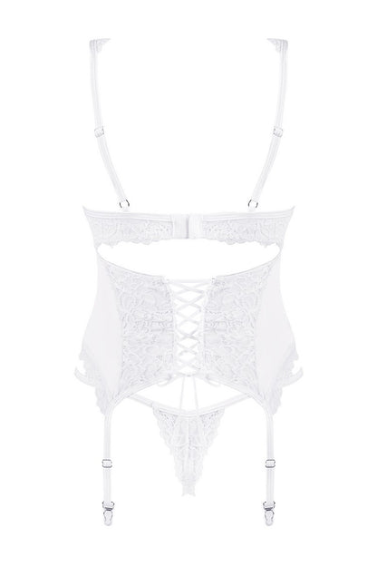 Corset Amor Blanco par Obsessive