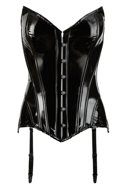 Corset vinyle push-up par Black Level