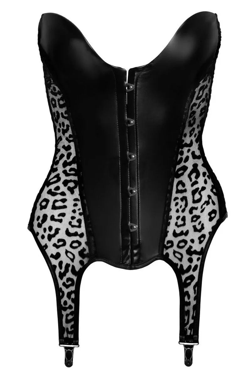 Corset wetlook duo par Noir Handmade