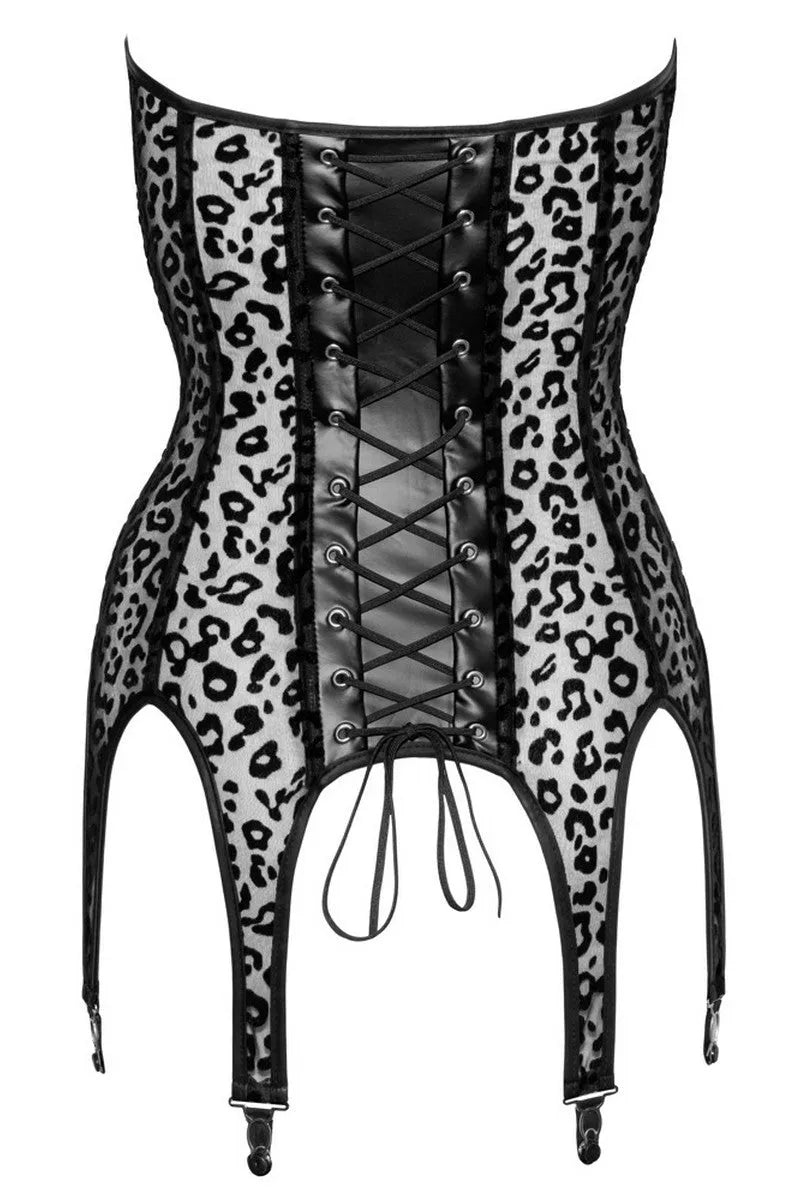 Corset wetlook duo par Noir Handmade