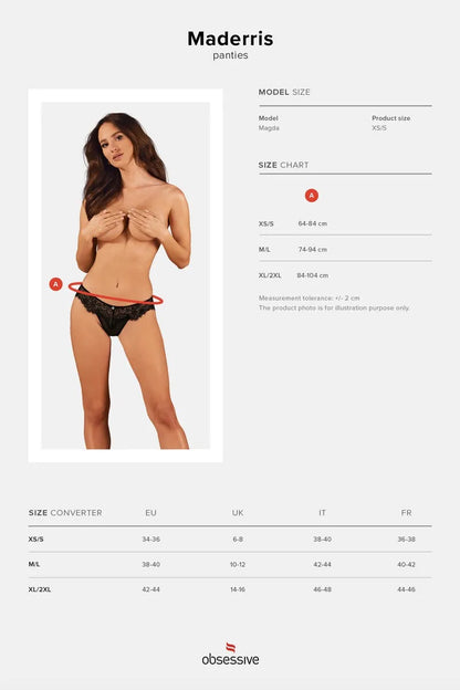 Culotte sexy Maderris par Obsessive