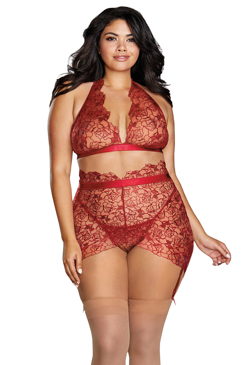 Bas grande taille 4 coloris - LUXURY ALLEY dessous