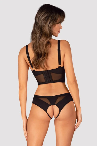 Ensemble bustier ouvert Chic Amoria par Obsessive