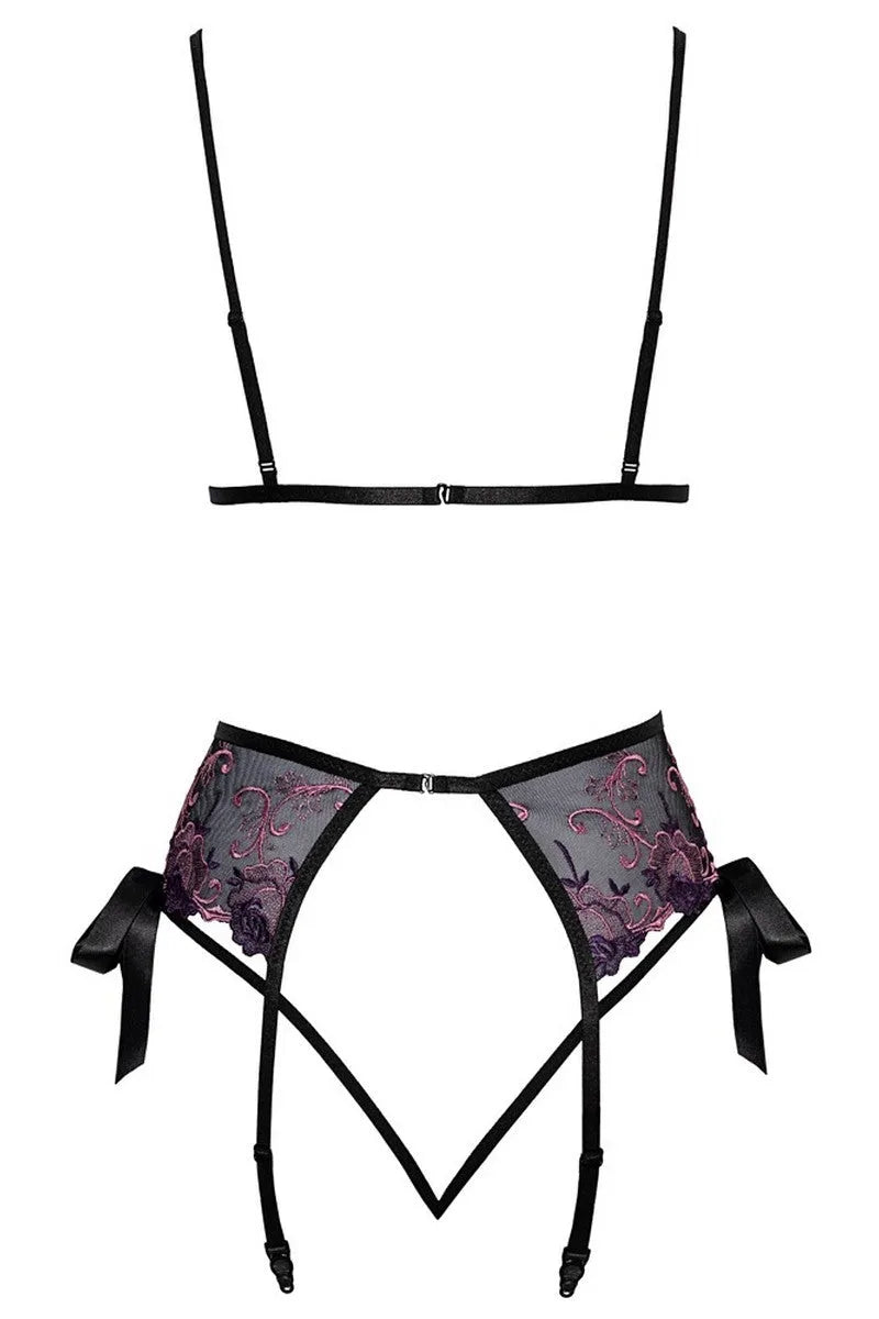 Ensemble noir Florable - LUXURY ALLEY dessous