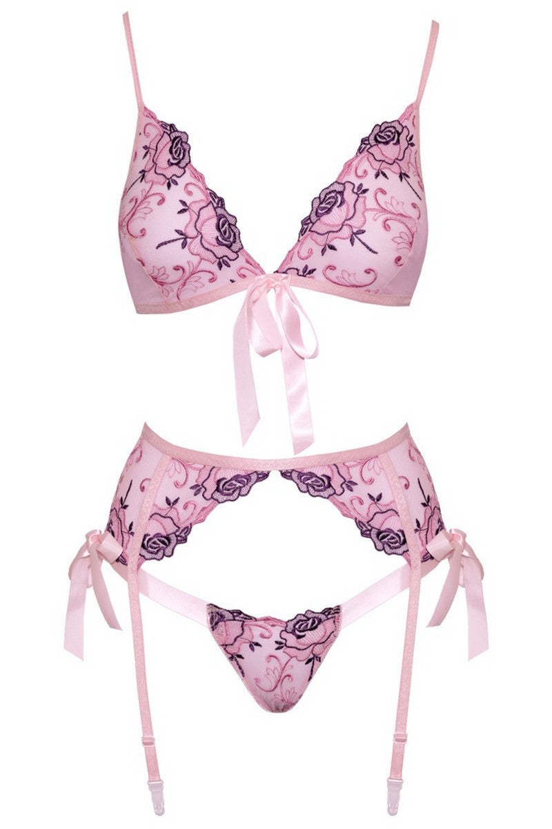 Ensemble rose Florable - LUXURY ALLEY dessous