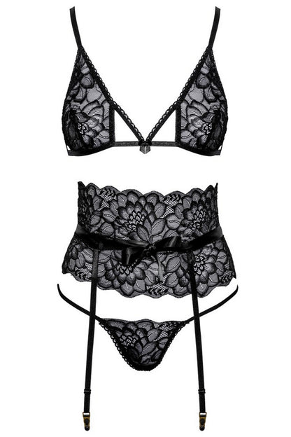 Ensemble noir Finesia par Kissable