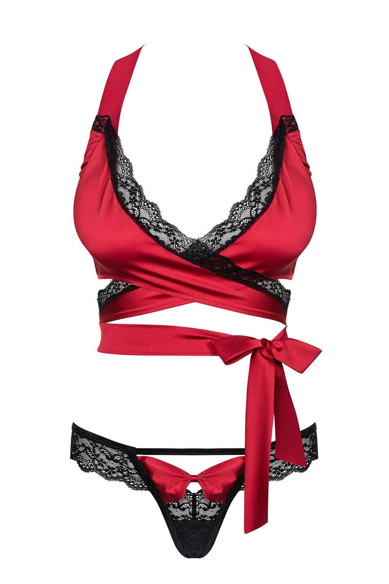 Ensemble Sensuelia rouge par Obsessive