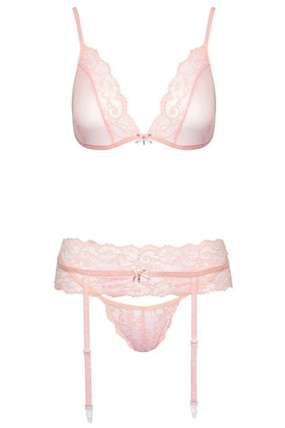 Ensemble rose Lovable - LUXURY ALLEY dessous