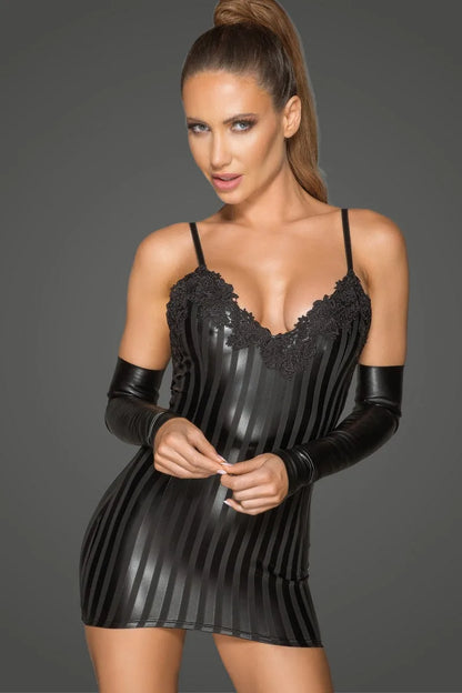 Robe rayée F208 - LUXURY ALLEY dessous