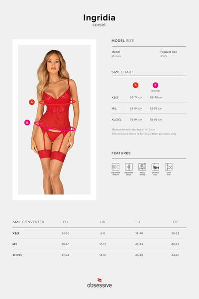 Guêpière Ingridia par Obsessive