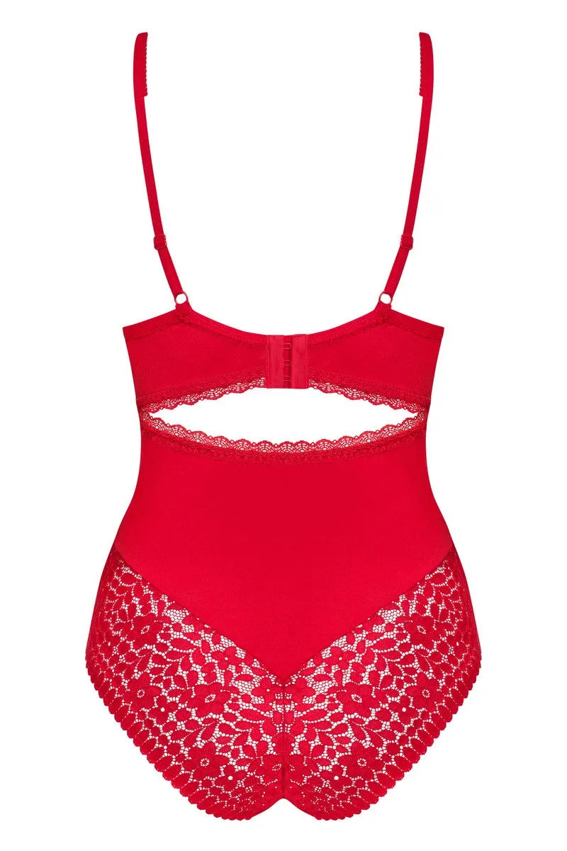 Body rouge Jolierose - LUXURY ALLEY dessous