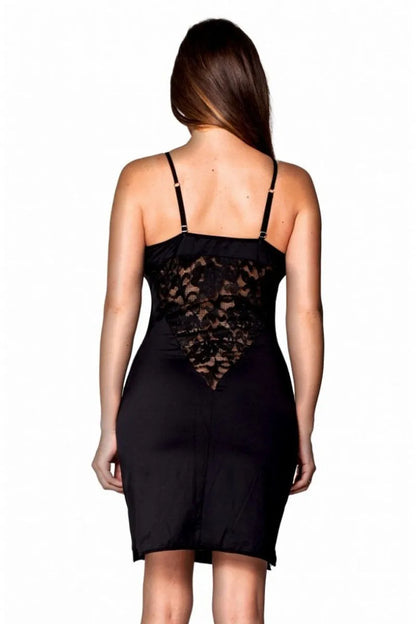 Robe cocktail noire - LUXURY ALLEY dessous