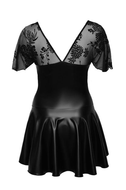 Mini-robe wetlook F267 par Noir Handmade