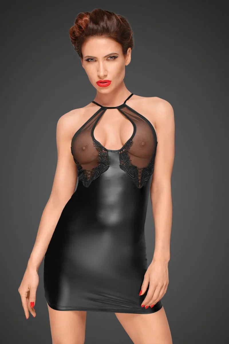 Nuisette wetlook F185 - LUXURY ALLEY dessous