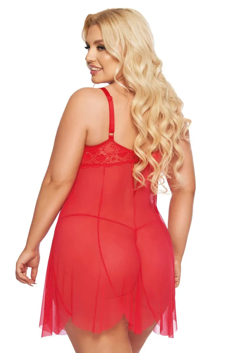 Nuisette rouge Carla par Softline