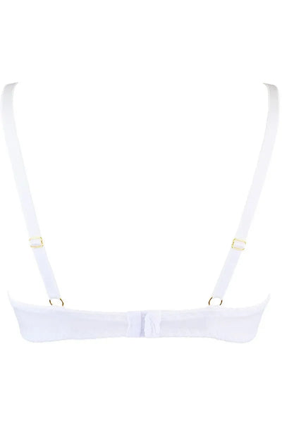 Soutien-gorge ouvert blanc V-9791 par Axami
