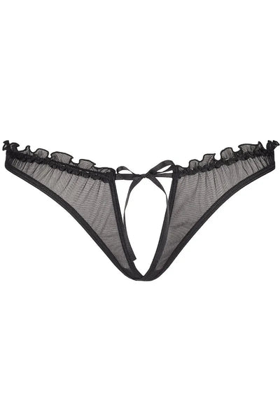 Soutien-gorge ouvert Charbon V-6451 par Axami