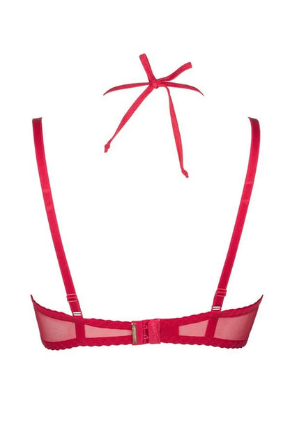 Soutien-gorge ouvert Rouge V-6481 par Axami