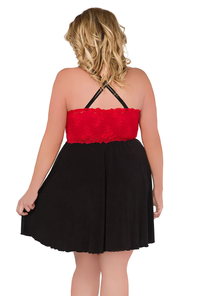 Robe grande taille Z5036 par Andalea