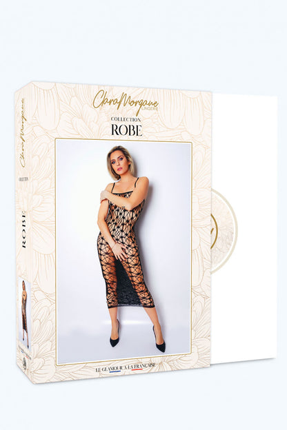 Robe résille Le Numéro 3 par Clara Morgane lingerie