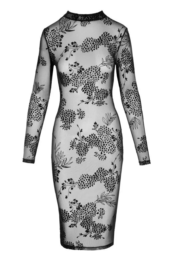 Robe transparente Geisha par Noir Handmade