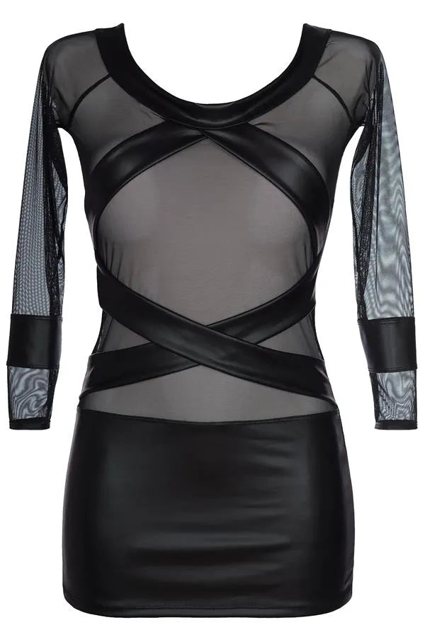 Robe wetlook V-8419 par Axami