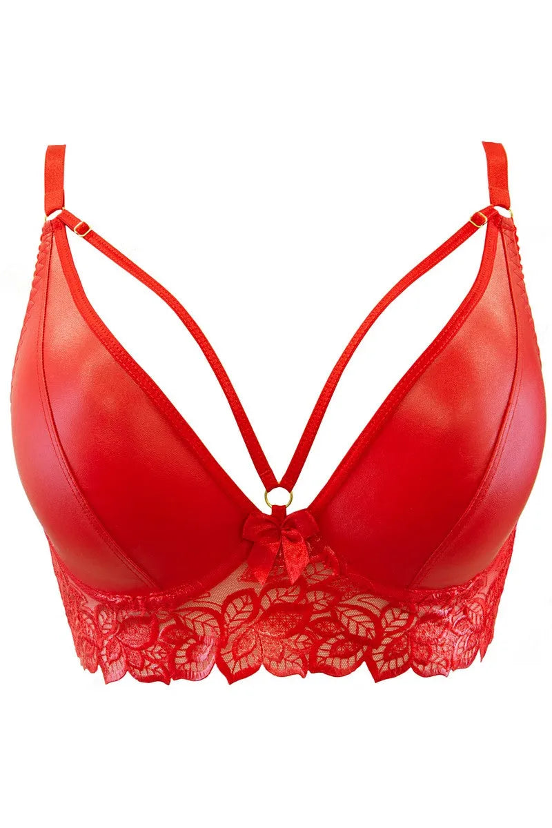 Semi-corset rouge V-10071 par Axami